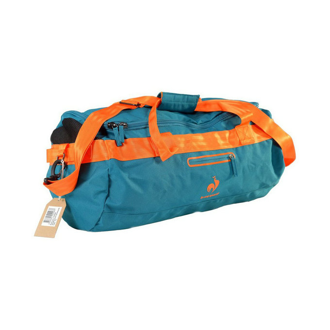 Le Coq Sportif Dionee Sportsbag Lake Orange-Vert Clair - Sac De Sport Homme